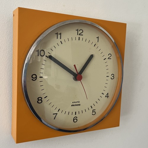 Vintage krupps wall clock - vintage,