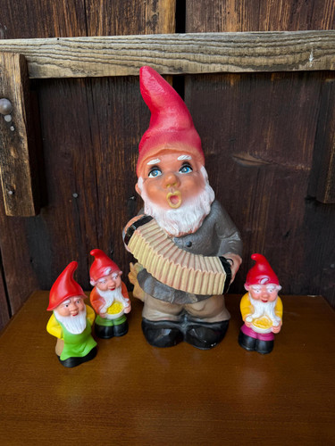 Vintage garden gnome set - garden, of