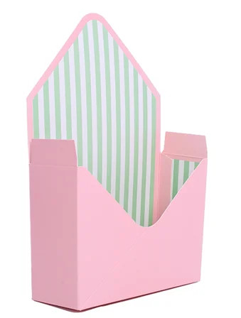 Flower envelope boxes pink - envelope,