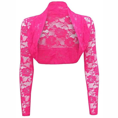 Ladies stretchy lace cropped - ladies,