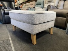 Cintique Willow Footstool in Herringbone - Last of the Cintique Furniture made