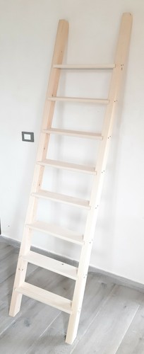 Wooden ladder bunk - , bed