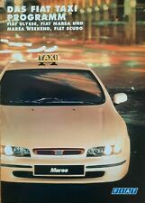 FIAT TAXI car sales brochure / prospekt depliant. German text Scudo Ulysse Marea