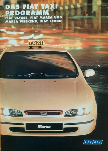 Fiat taxi car sales brochure - taxi, /