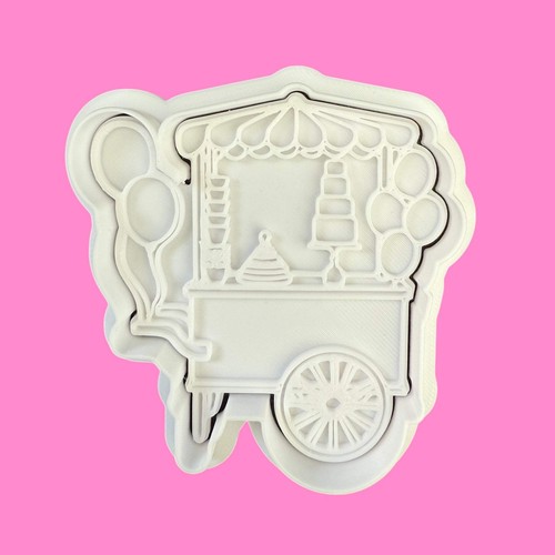 Candy trolley cookie cutter - candy,