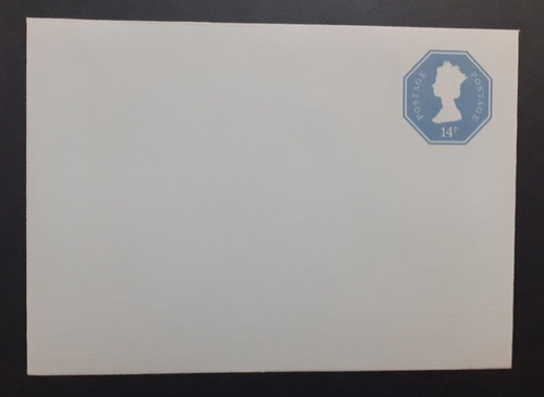 Qeii postal stationery 14p - qeii,