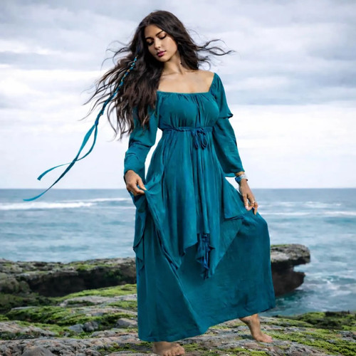 Maxi dress cottage goth - dress,,