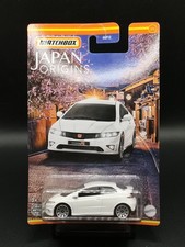 Matchbox 2008 Honda Civic Type R white Japan origins  sealed long card