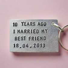 10th Anniversary Keychain 10