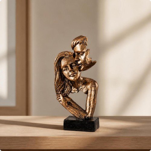 Abstract couple statue - abstract,