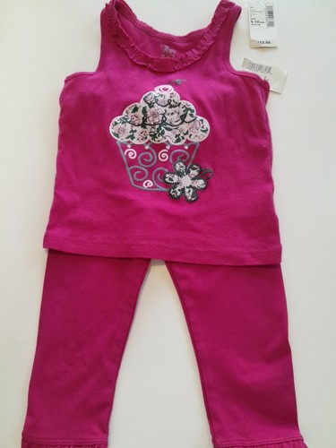 Baby girl 12m 2pc outfit - 9/12m,
