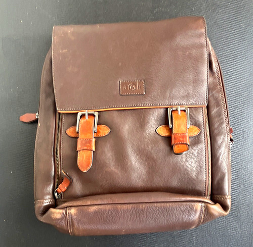 Brown leather vintage - leather,