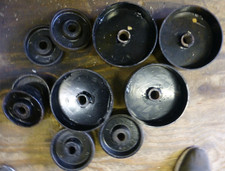 10 Vintage SMALL Wheels, 6 axle fittings Stationary Engine Barn Find COLLECT