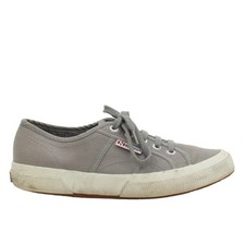 Superga Women's Flat Shoes UK 5.5 Grey 100% Other Ballet