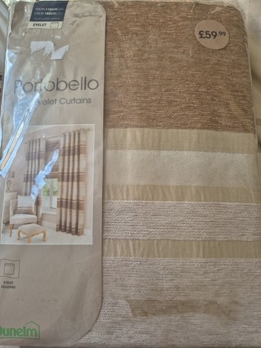 New dunelm portobello lined - new,