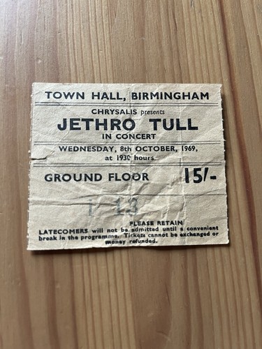 Very rare jethro tull 1969 - very,