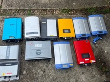 Job lot of solar inverters , master volt , sma , Panasonic , aurora , solaredge