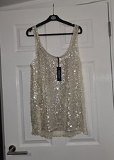 Cream Sequin Dress BNWT