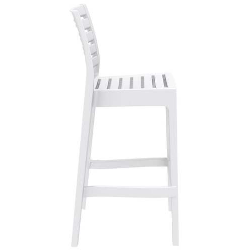 Ares resin bar stool white - ares,