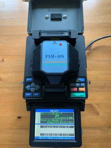 Fujikura 40s fusion splicer - fujikura,