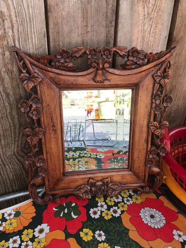 Vintage ornate wooden - ornate, hand