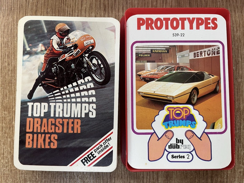 Vintage 1970 top trumps card - vintage,