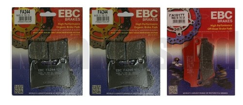 Ebc front rear brake pads - ebc,