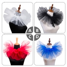 Renaissance Tulle Ruffle Neck