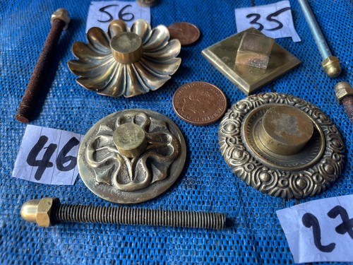 Large cast brass door - cast,