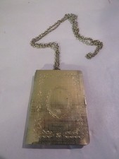 Vintage Coro 4 Way Folding Picture Locket  Marked CORO,2.5"X 2"~on a chain