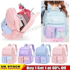 Girl School Bag Backpack Back