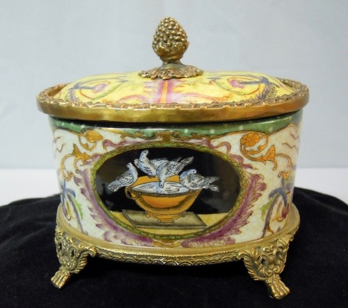 Box dove bird art deco - box,