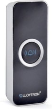 LLOYTRON B7831BK Wireless Doorbell Push Button MIP System Black
