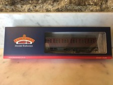BACHMANN 34-608 MK1 SUBURBAN 2nd OPEN BR MAROON COACH WEATHERED BOXED MINT
