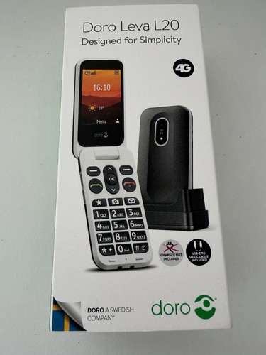 Doro leva l20 flip mobile - l20, 4g