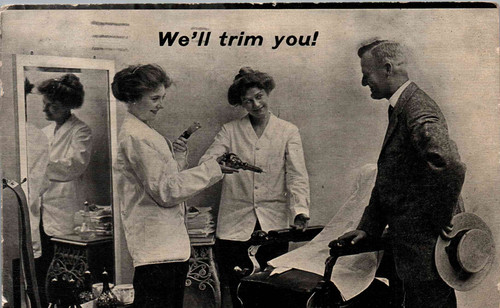 Lady barbers we ll - lady,
