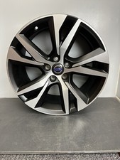 GENUINE VOLVO V60 18x7.5" ET42  ALLOY WHEEL GLOSS  BLACK DIAMOND CUT 31471482