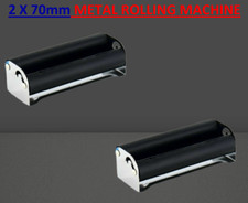 2 X Tobacco Cigarette Metal  Rolling Machine 70mm Tobacco Roller Machine