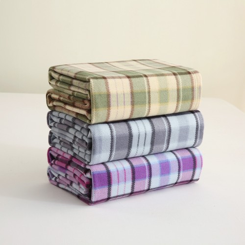 Tartan fleece blanket - tartan,