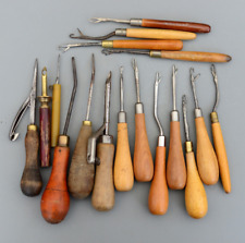 17 Vintage Rag Rug Spring Tool Bodger Made in England Brown's Patent No 673864