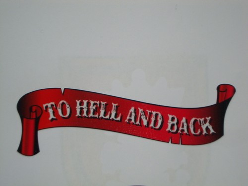 Hell and back motorbike - back,
