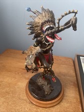 Franklin Mint bronze statue R J Murphy Spirit of the thunderbird