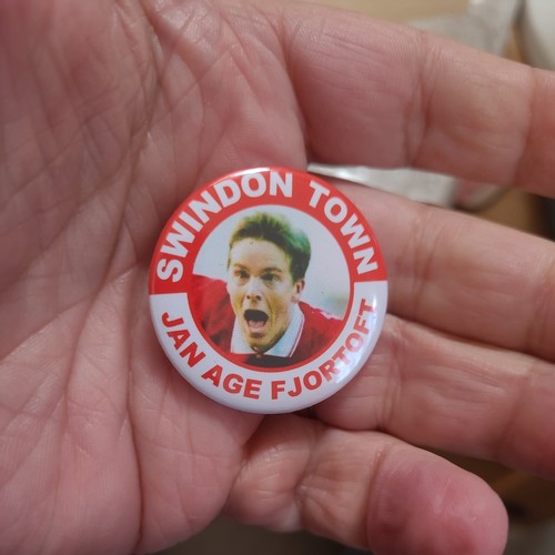 Swindon town badge wear - wear, with