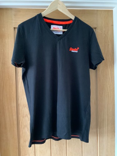 Superdry men black neck - men's,