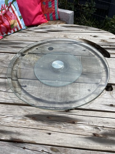 Glass lazy susan - lazy, rotating