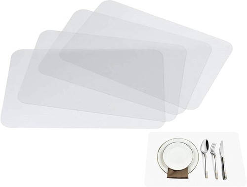 Clear place mats translucent - place, mats,translucent