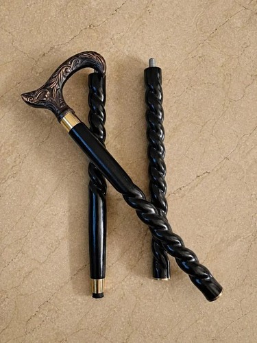 Vintage twisted wooden - vintage,