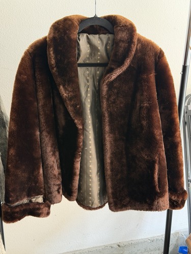 Vintage brown sheared beaver - vintage,