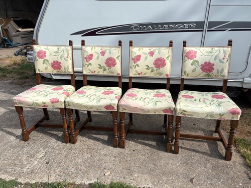 Vintage wooden dining chairs - vintage,
