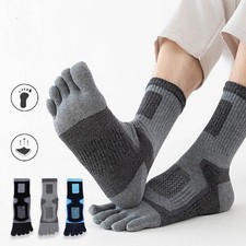 1/3 Pairs Toe Socks Sports Trainer Breathable Five Finger Cotton Running Socks